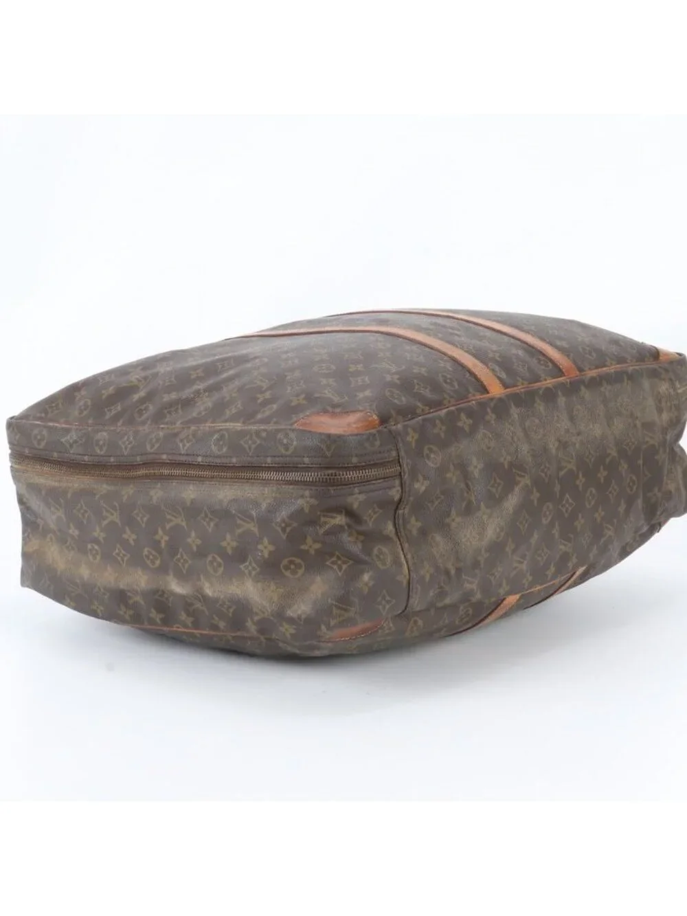 Louis Vuitton Monogram Sirius 60 Leather Boston Bag Tote Carry